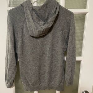 Grey Lululemon knit zip up sweater